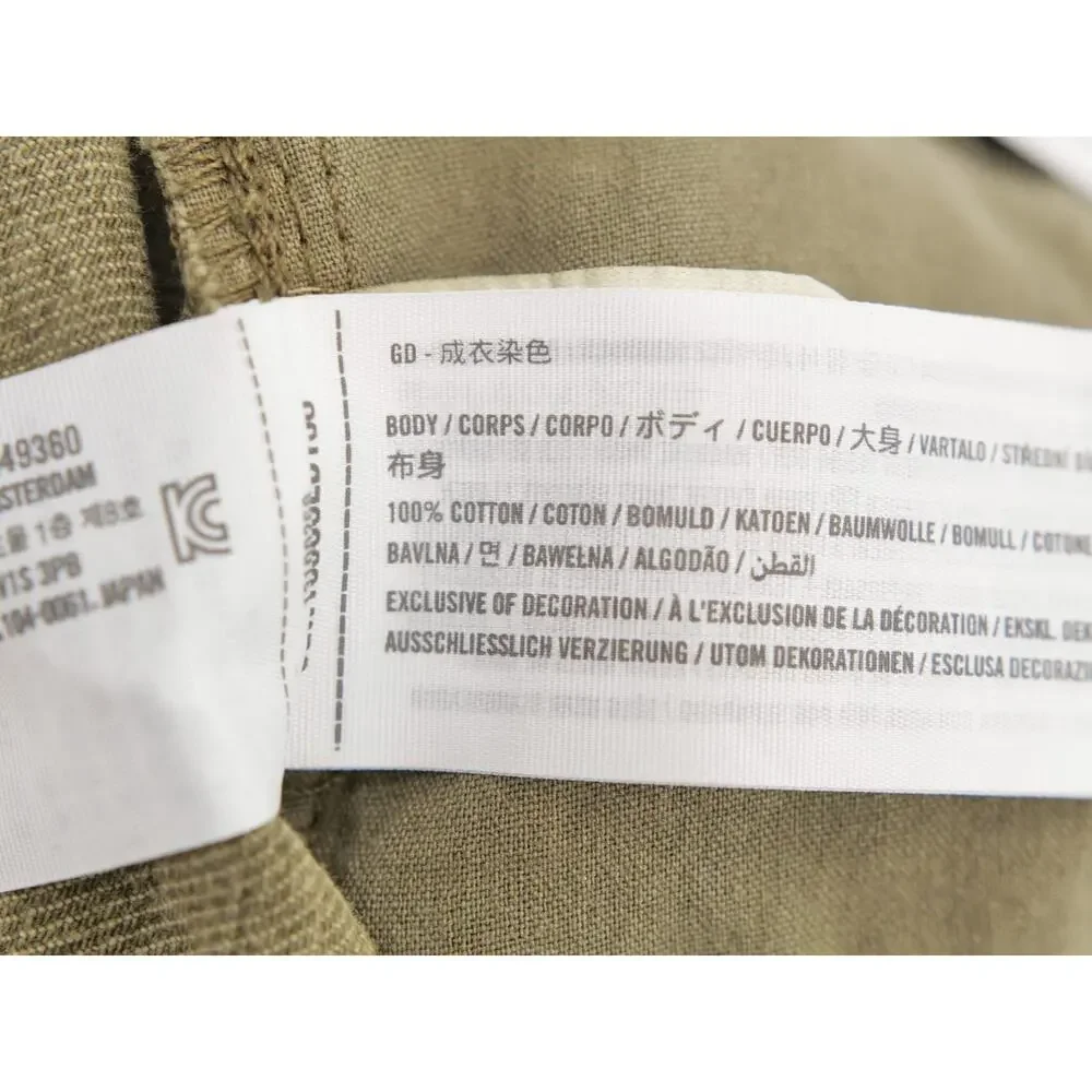 NWT Abercrombie & Fitch Men's Baggy Jeans Pants 30x32 Khaki Olive Green